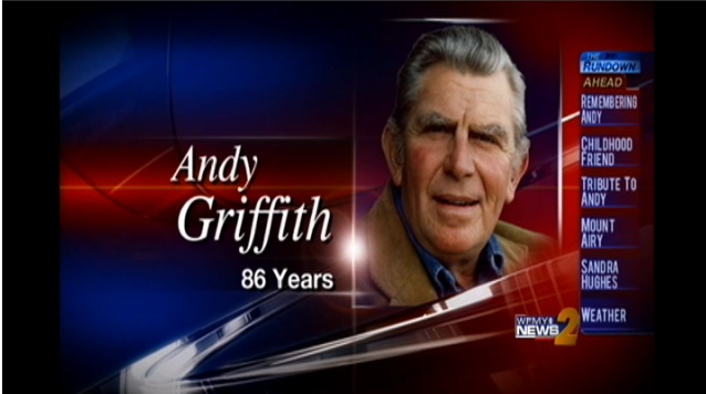 REMEMBERING ANDY GRIFFITH